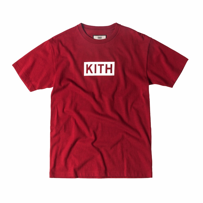 Kith Classic Logo Tee Red Men's - SS17 - US