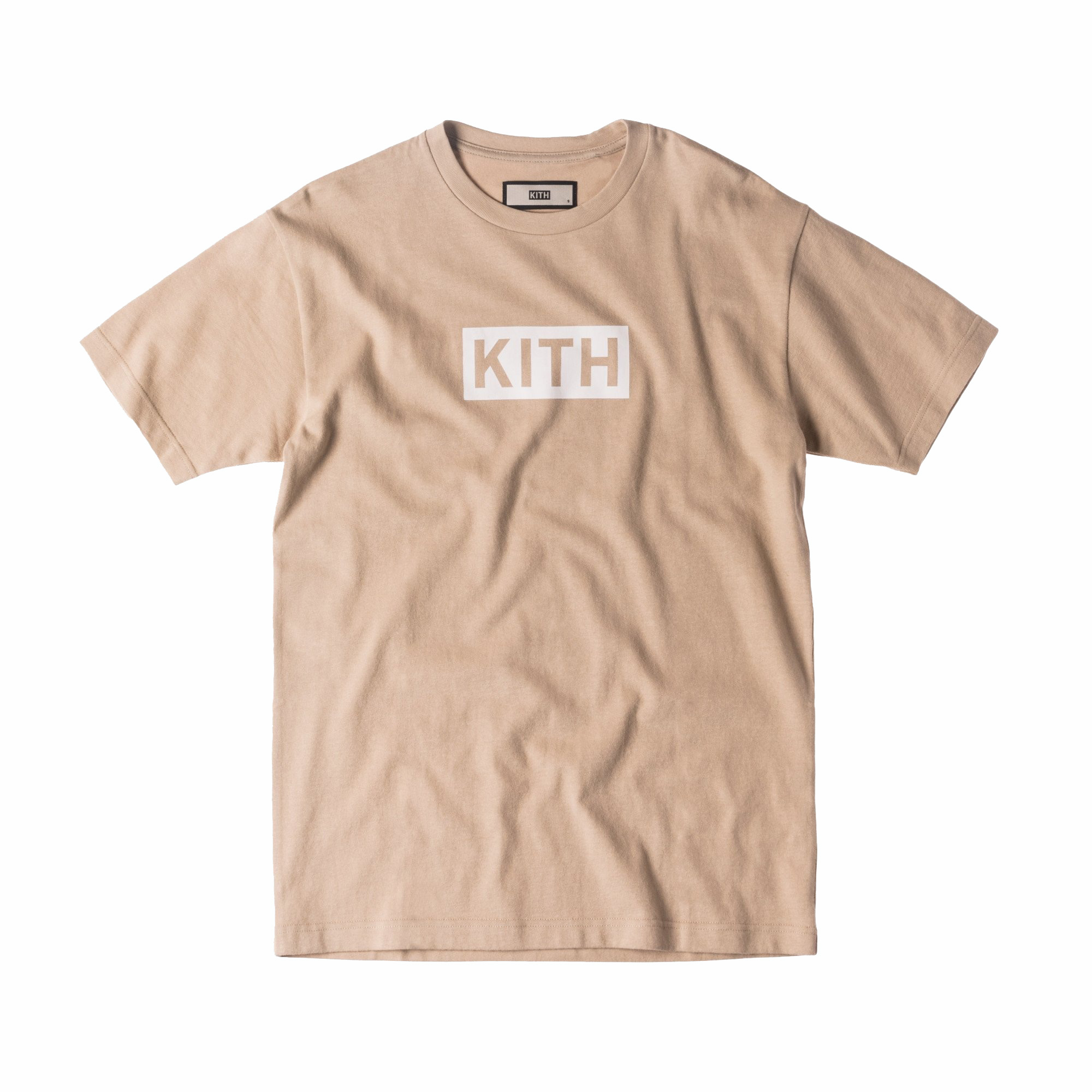 L KITH CLASSIC BOX LOGO TEE SAND Tシャツ