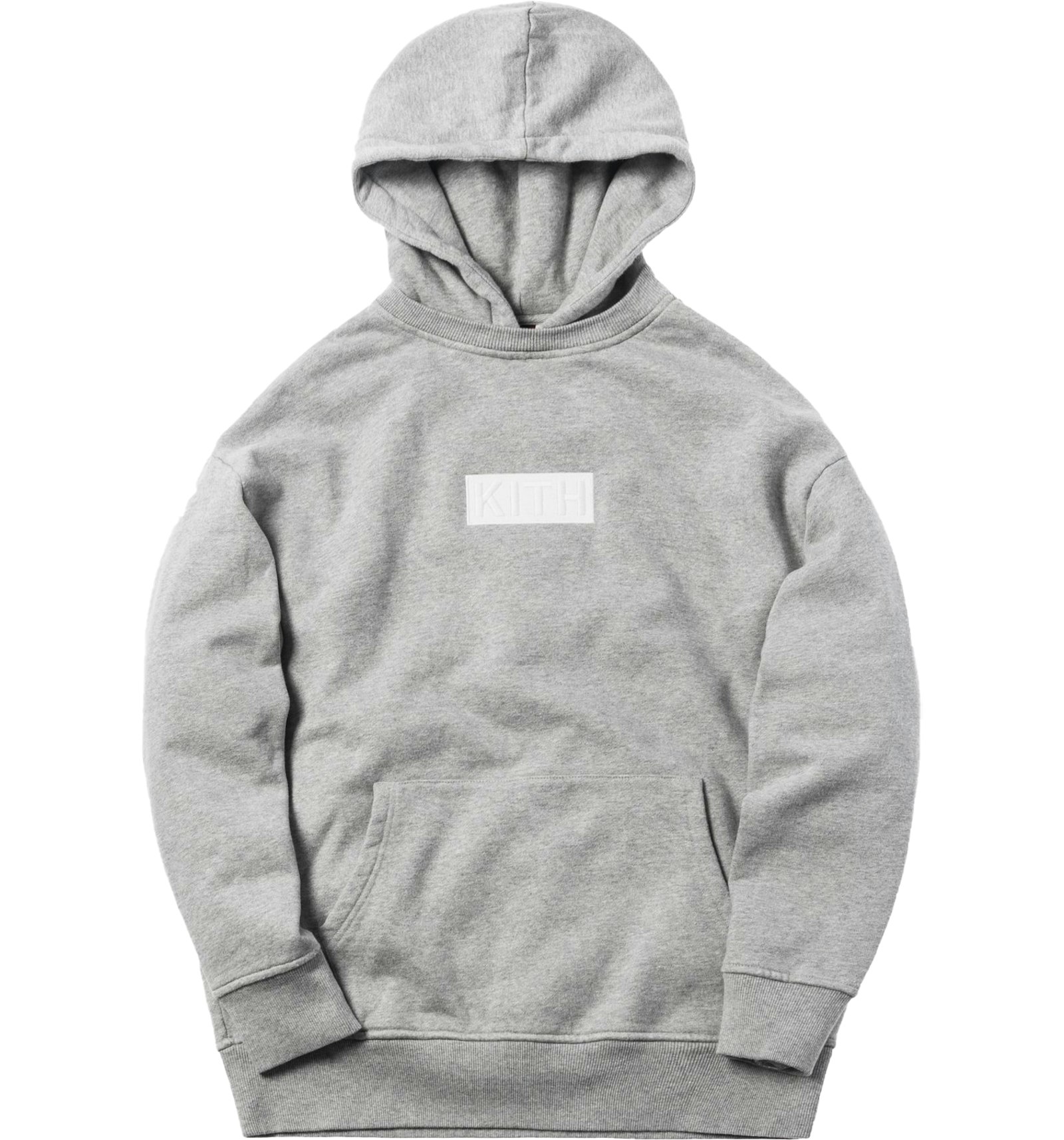 Kith Classic Logo Williams II Hoodie Heather Grey - FW18 Men's - US