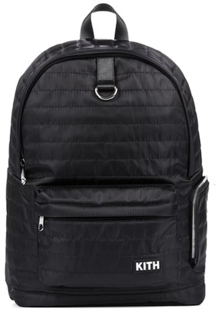 Kith Classics Quilted Backpack Black - US