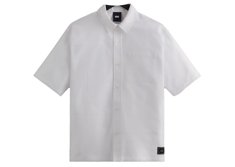 Kith Clayton Boxy Collared Overshirt White - SS23 男士- TW