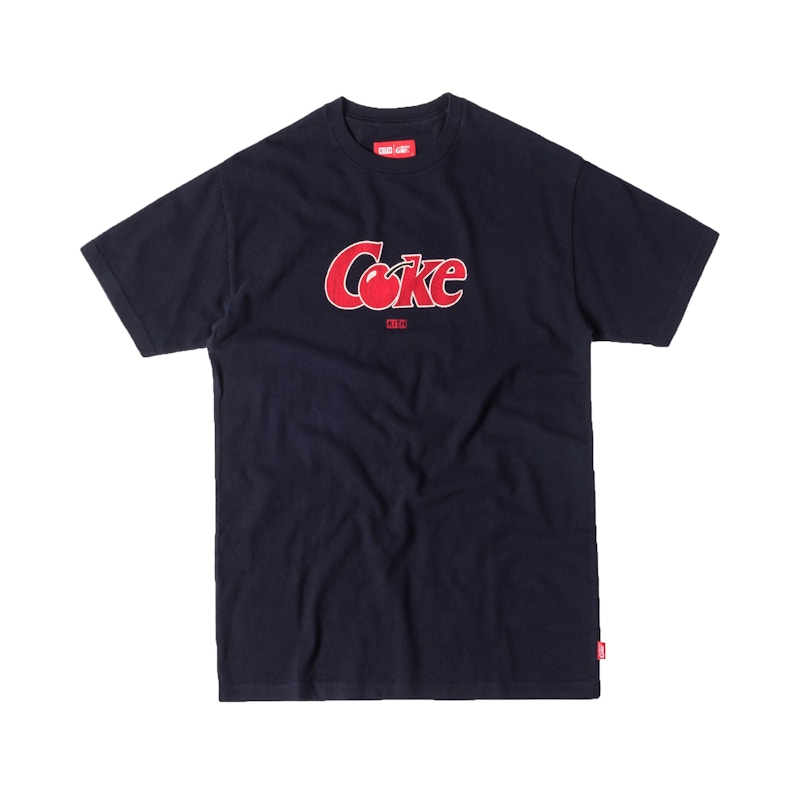 Kith Coca Cola Cherry Coke Vintage Tee Navy Men's - SS17 - US