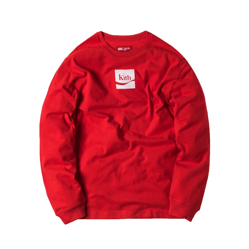 Kith Coca Cola Enjoy LS T-Shirt Rot