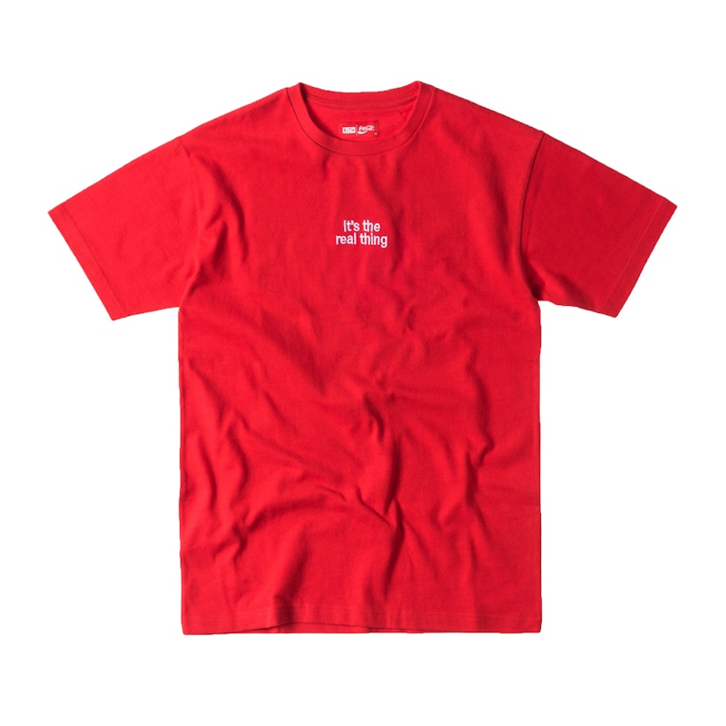 Kith Coca Cola the Real Thing Tee Red