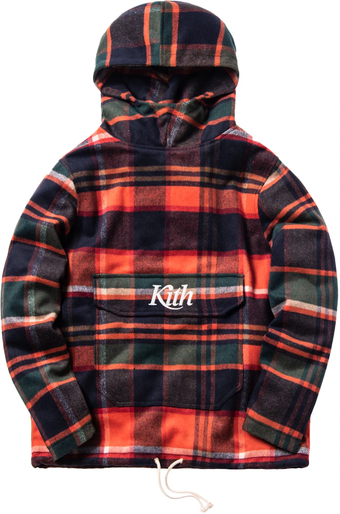 Kith Color-Blocked Harrison Plaid Flannel Pullover Multi Men's - FW18 - US