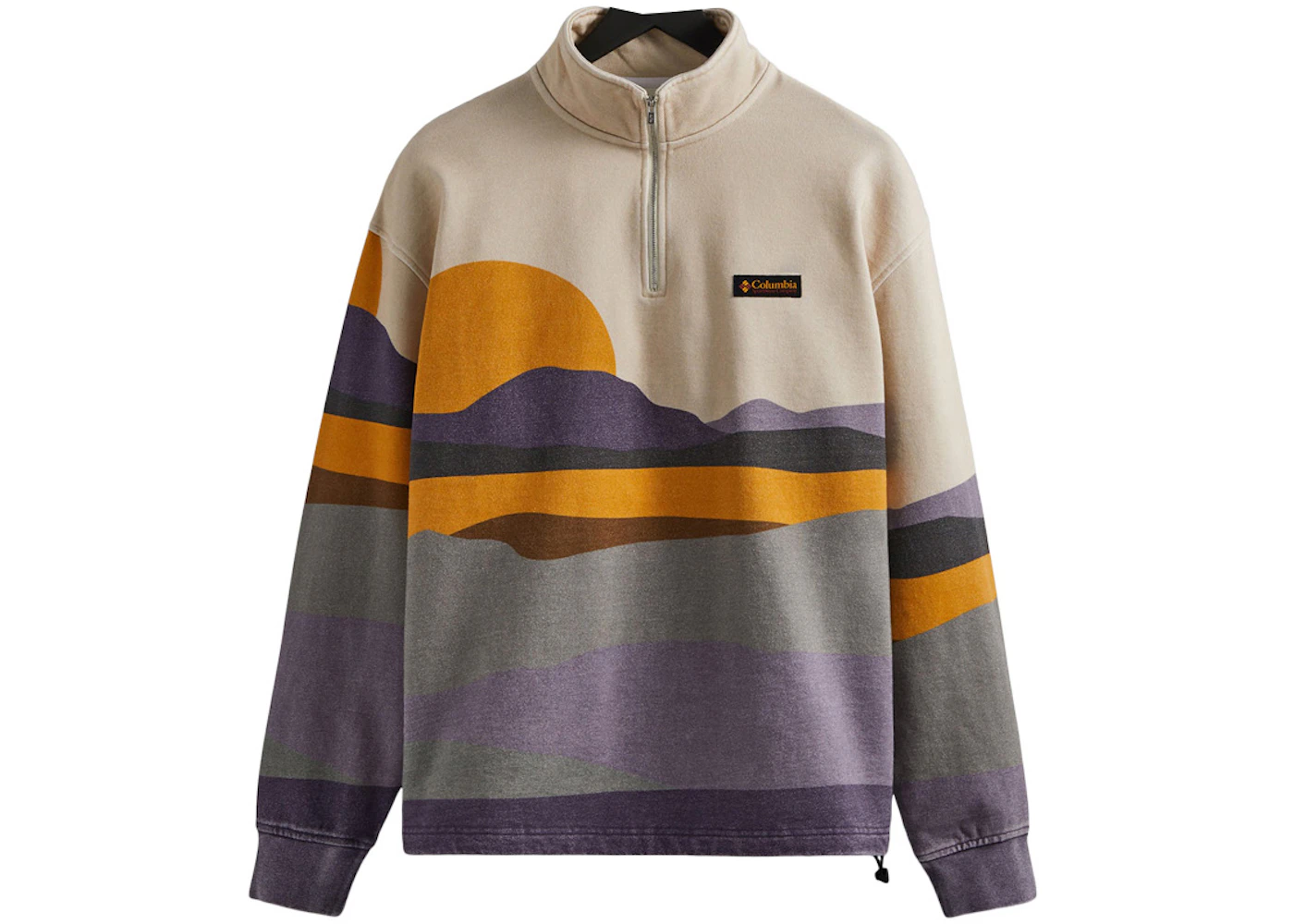 Kith Columbia Quarter Zip Cyber Purple Men's SS22 US