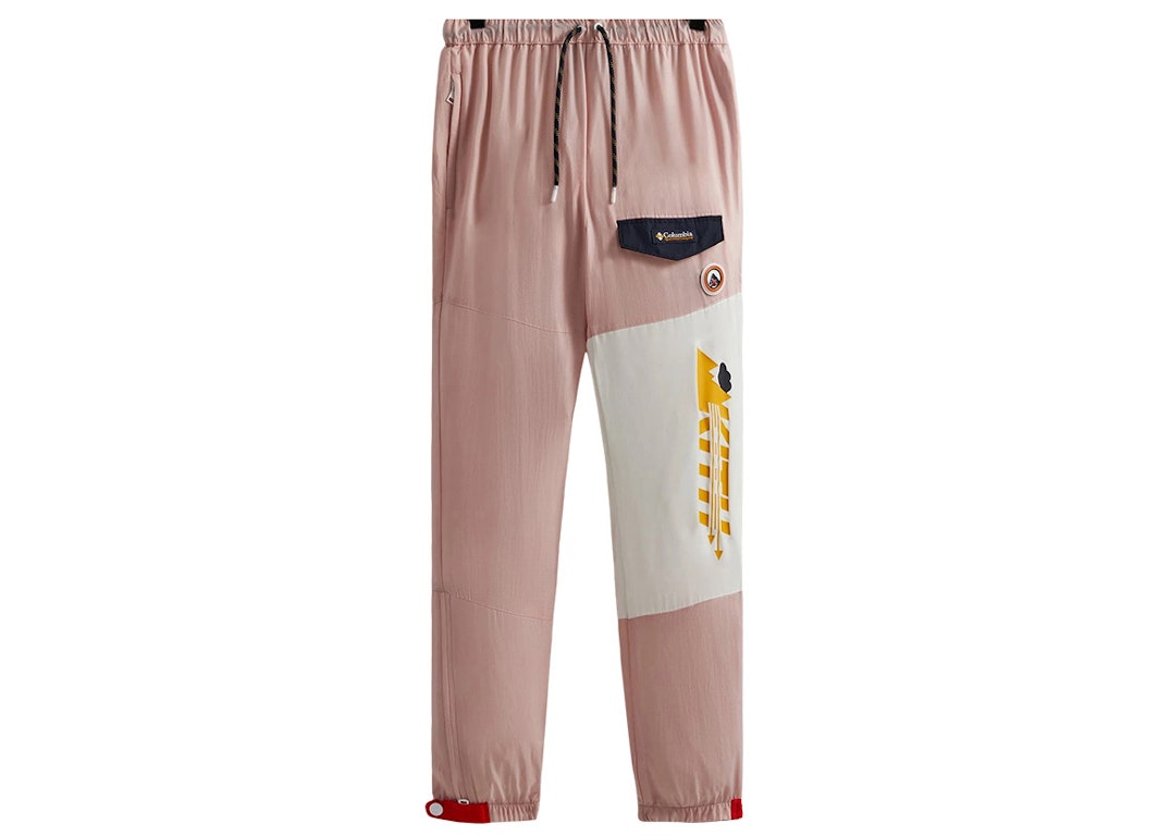 Pre-owned Kith Columbia Riptide Wind Pant Dusty Pink