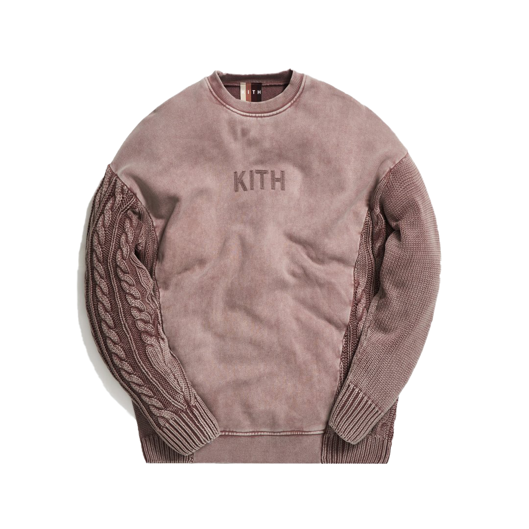 Kith Combo Knit Mockneck Kindling - ニット