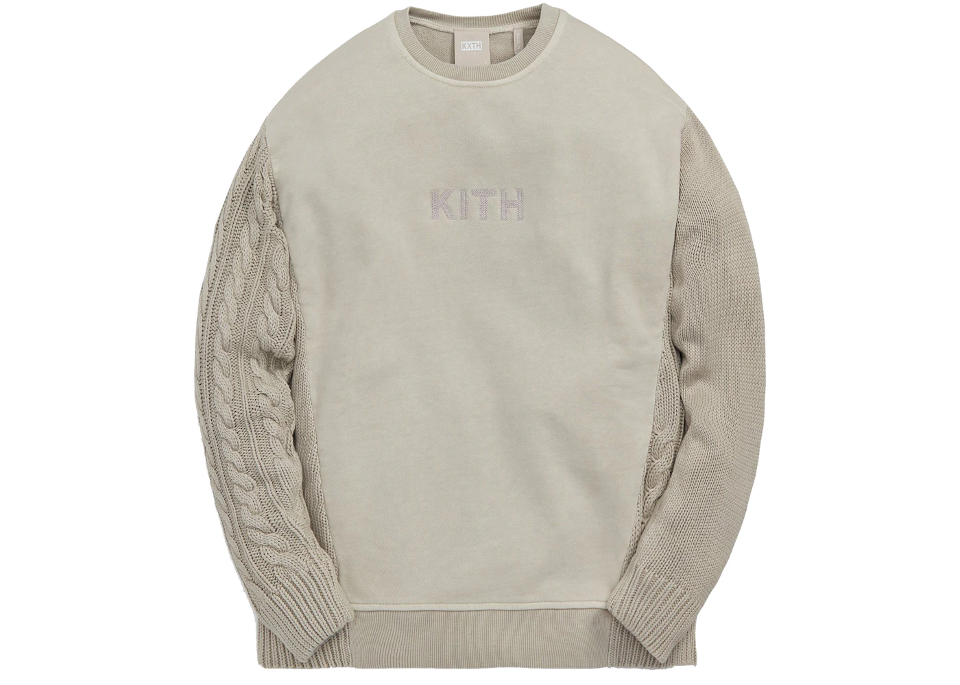 Kith Combo Knit Crewneck Pyramid Men's - FW21 - US
