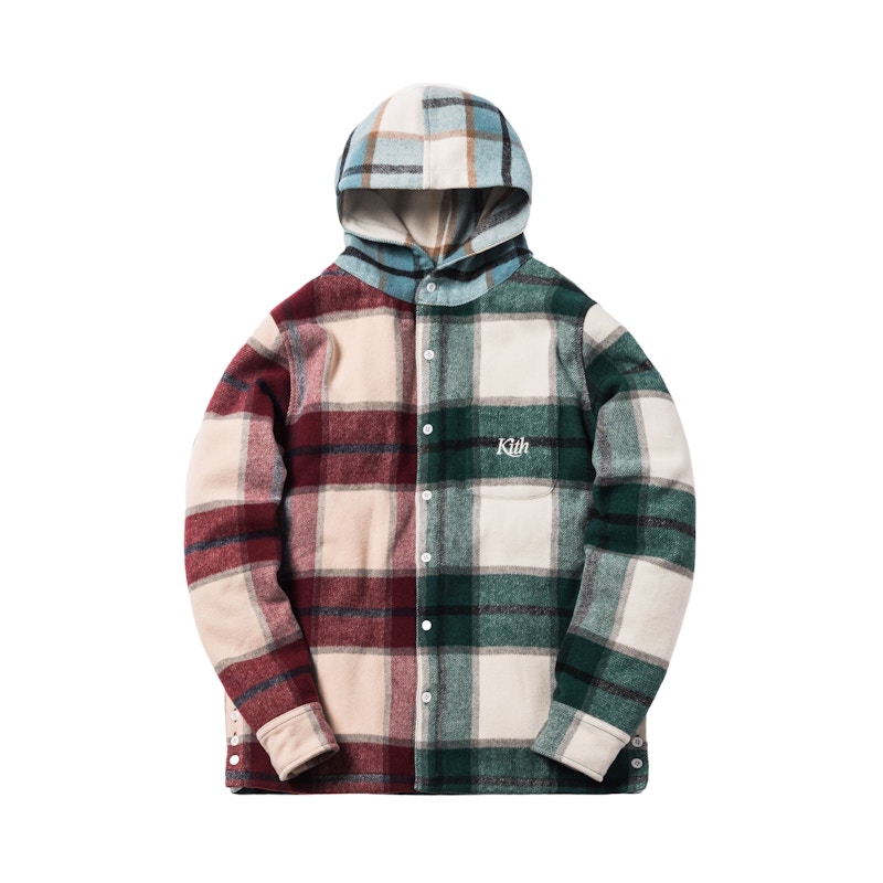 Kith flannel online hoodie