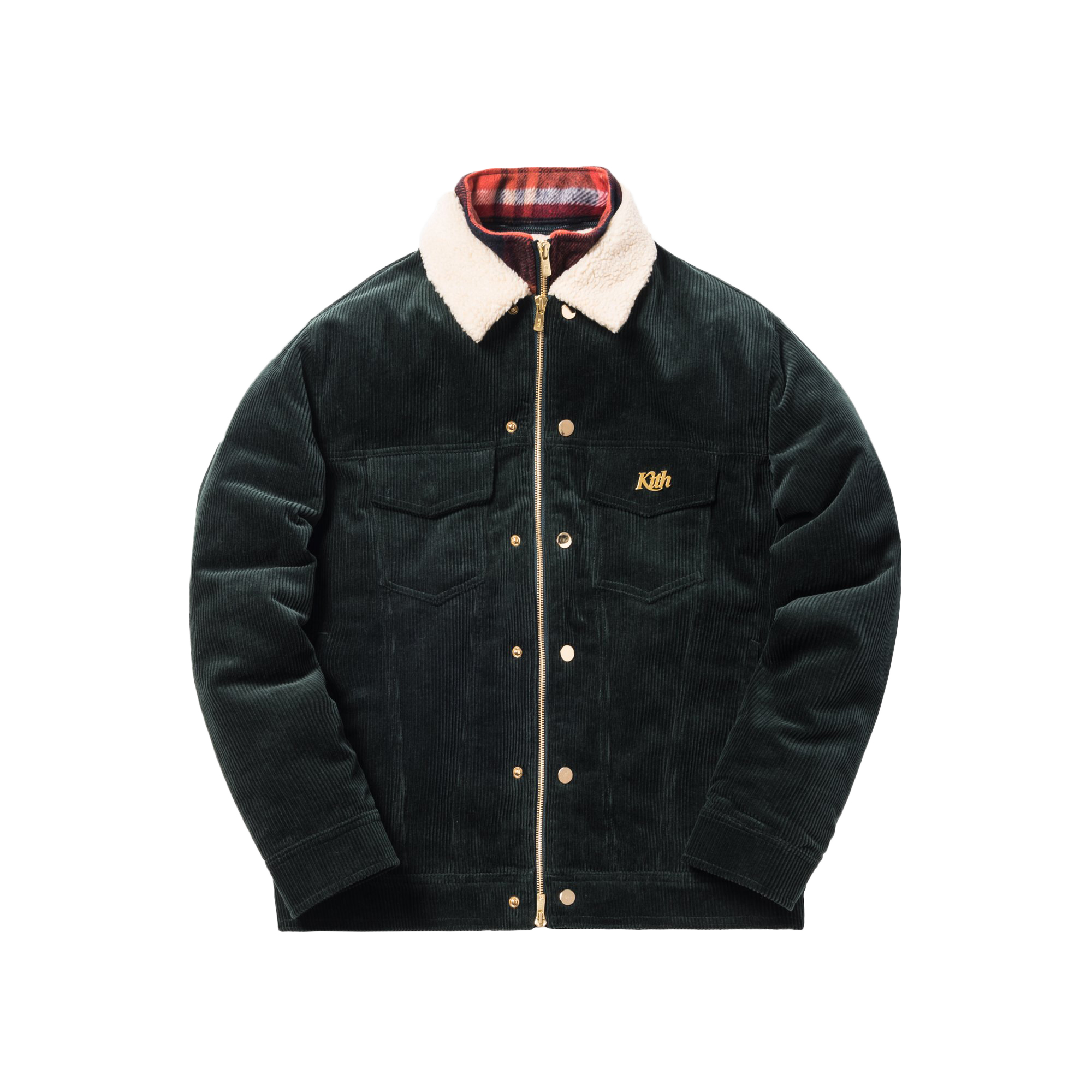 Kith Corduroy Laight Jacket Forest Green Men's - FW18 - US