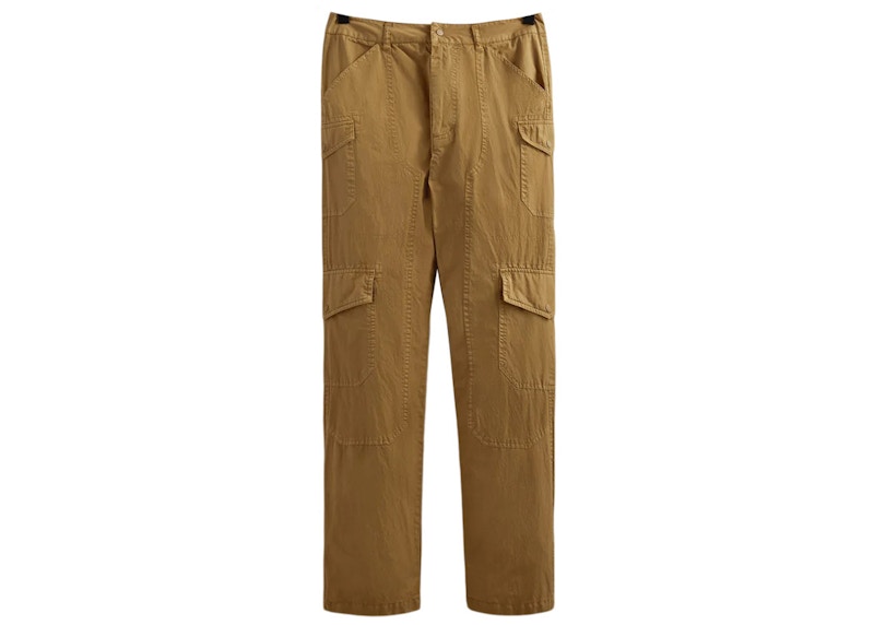 Pre-owned Kith Men's Cotton Nylon Paidge Trouser In Karat In Gold