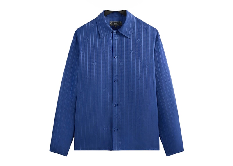 Kith Crest Logo Boxy Collared Overshirt Bow
