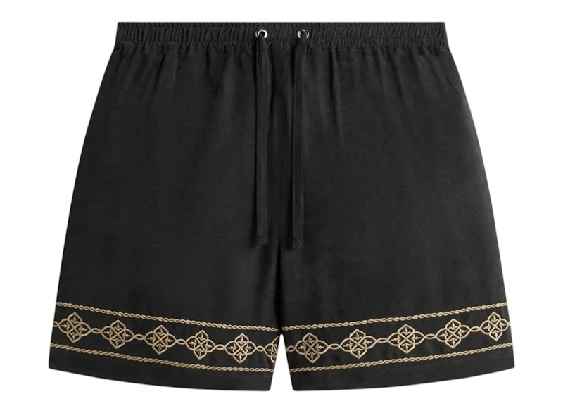 Kith Cupro Linen Cedar Short Black