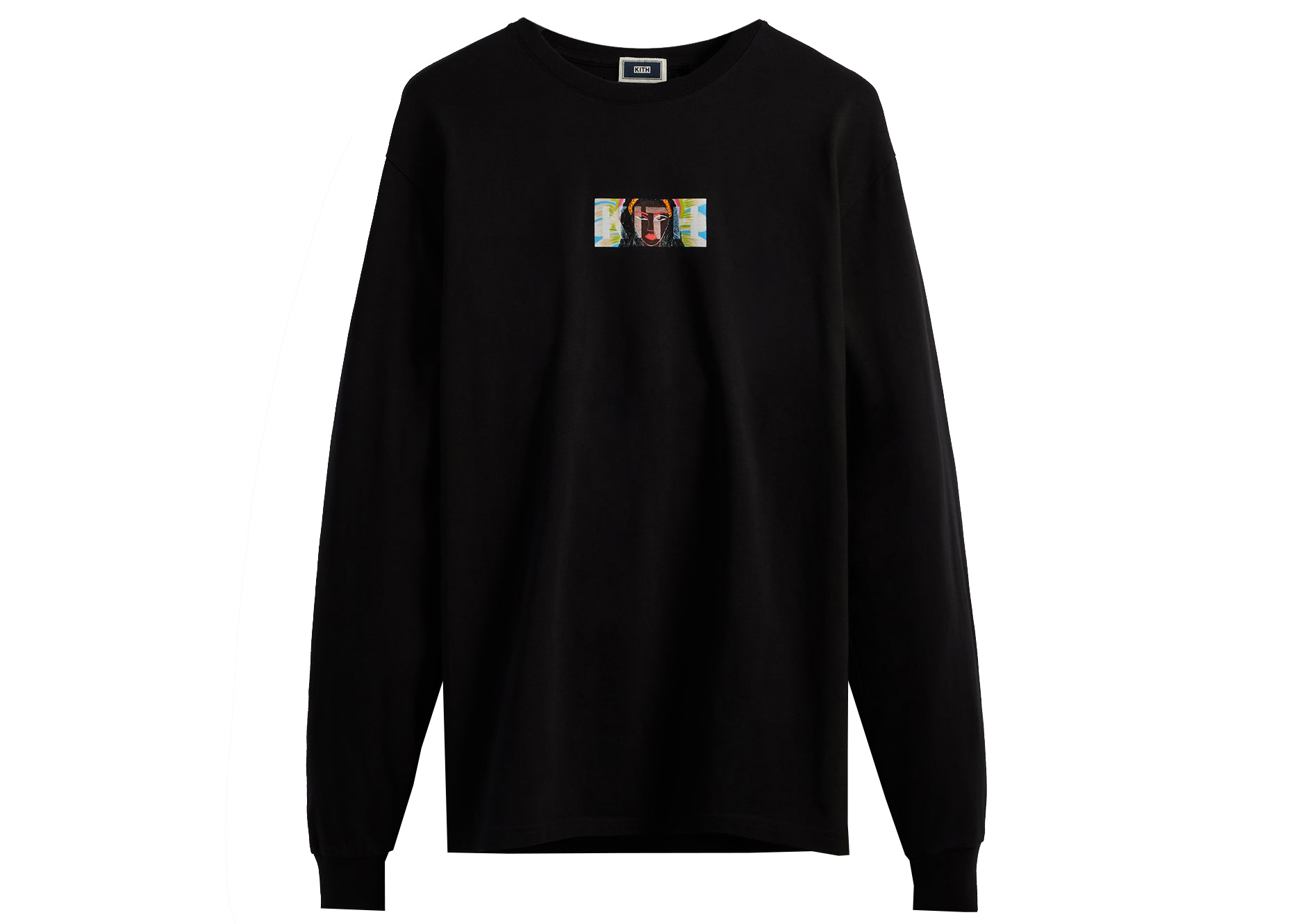 Kith Delphine Desane Classic Logo L/S Tee Black Men's - SS22 - US