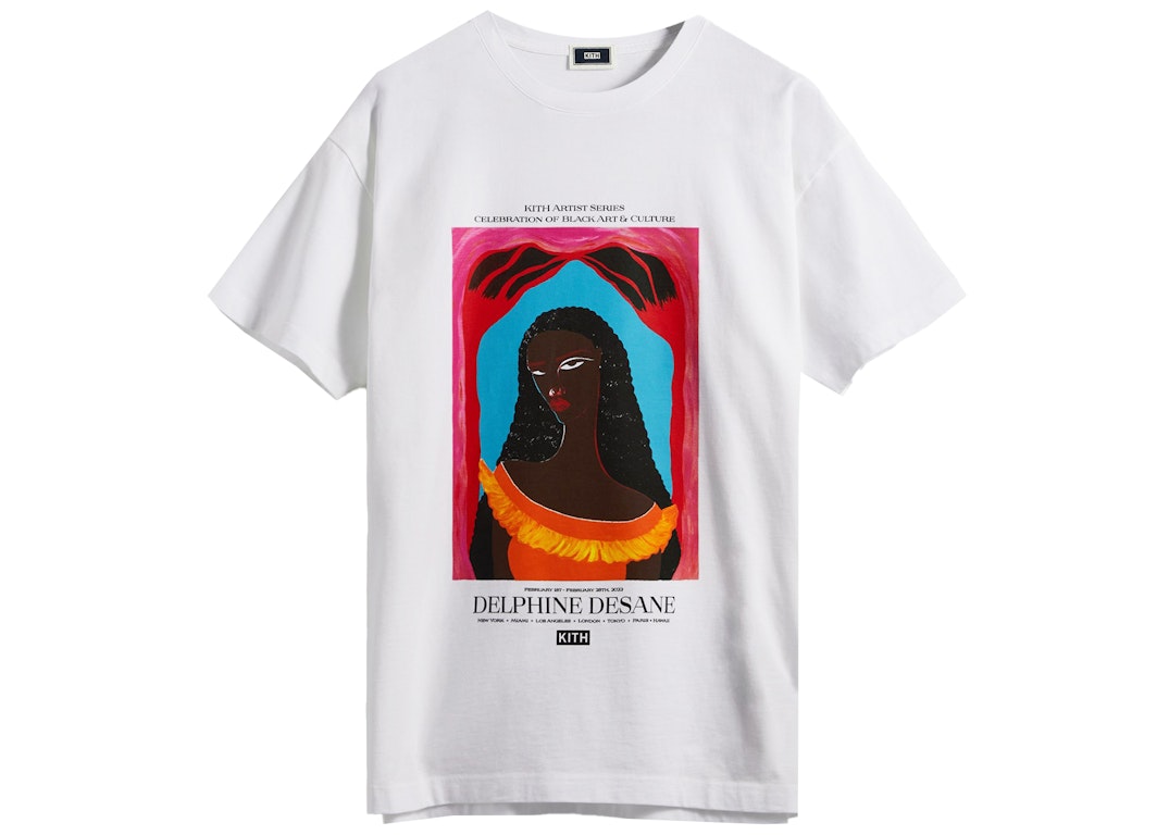 Pre-owned Kith Delphine Desane Gallery Tee White