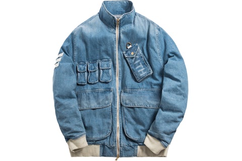 Kith Aviation Bomber Jacket 中古 Kith-Denim-Aviation-Bomber-