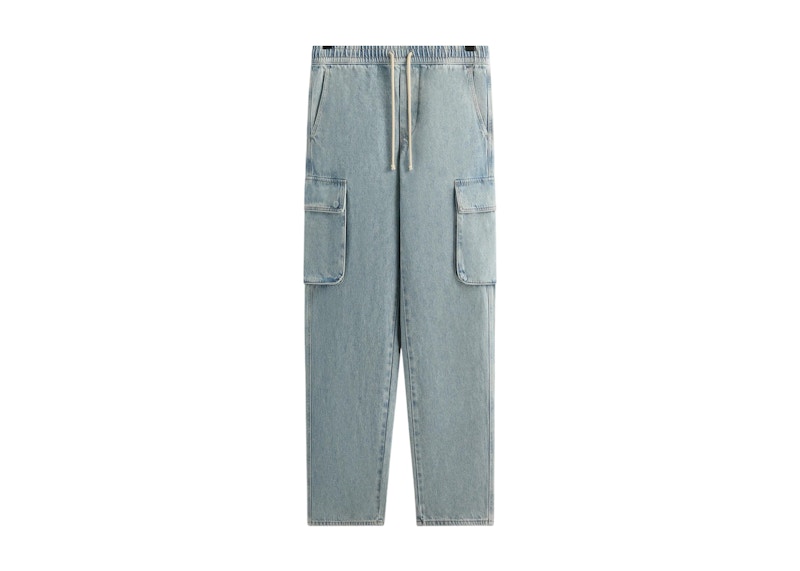 Pre-owned Kith Men's  Denim Cooper Cargo Pant In Bailey Wash