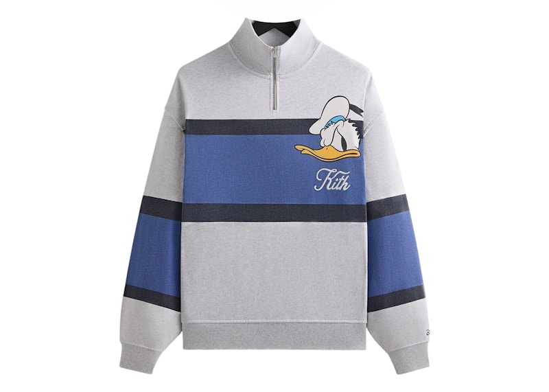 Kith Disney Donald Duck Quarter Zip Fleece Wyona Sweatshirt Light