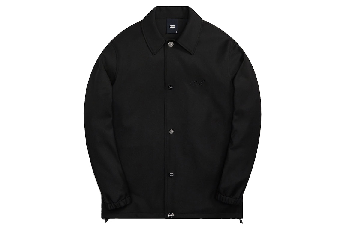 Pre-owned Kith Double Coaches Jacket Black