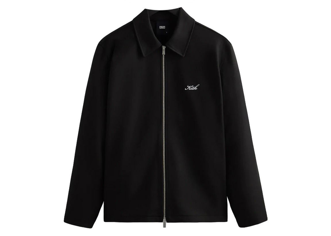 Kith Double Knit Coaches Jacket Black - FW22 メンズ - JP