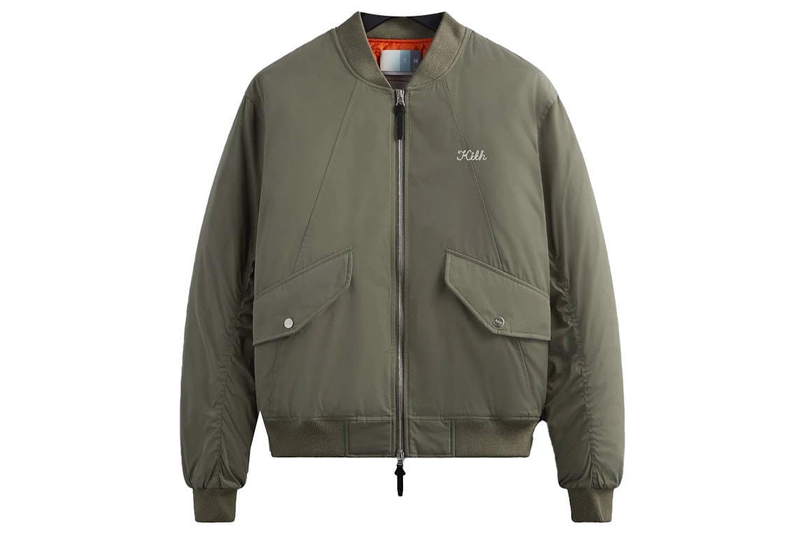 Pre-owned Kith Dumont Flight Bomber Jacket Flagstaff