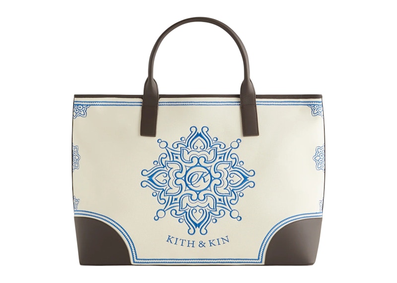 Tote de lona bordada Kith Sandrift