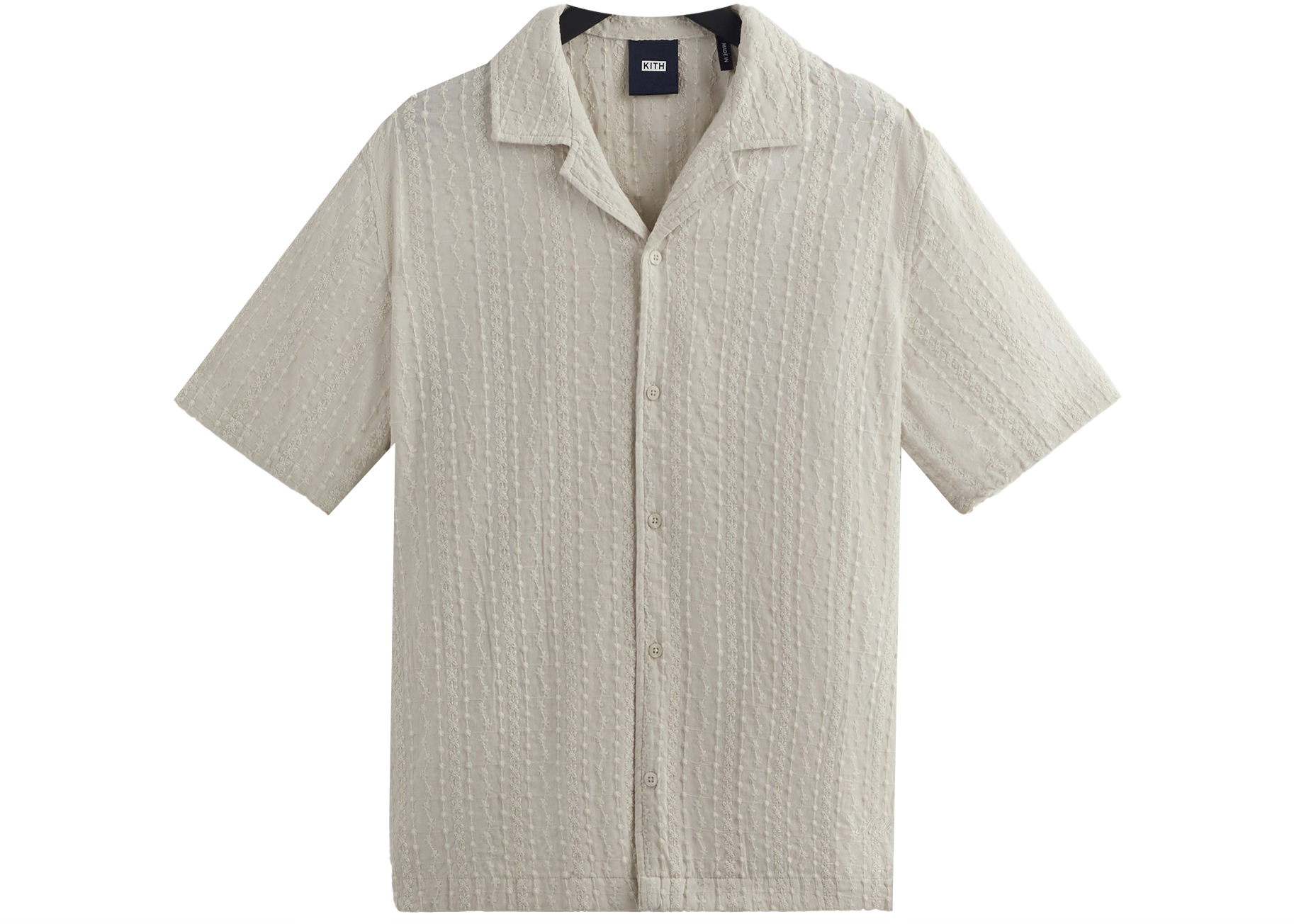 Kith Embroidered Voile Thompson Camp Collar Shirt Hallow Men's