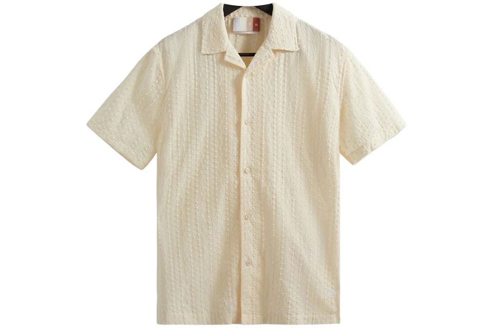 Kith Embroidered Voile Thompson Camp Collar Shirt White