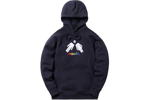 Kith Equality Hoodie Navy Men's FW18 US - Main Image