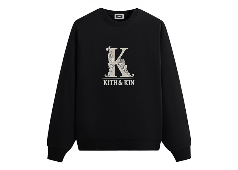 ◆KITH NYC◆Filigree Nelson クルーネック Black 送料込 Kith Filigree Nelson Crewneck Black メンズ - FW24 - JP