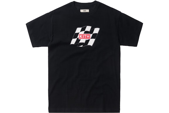 Kith Flag Wave Tee Black