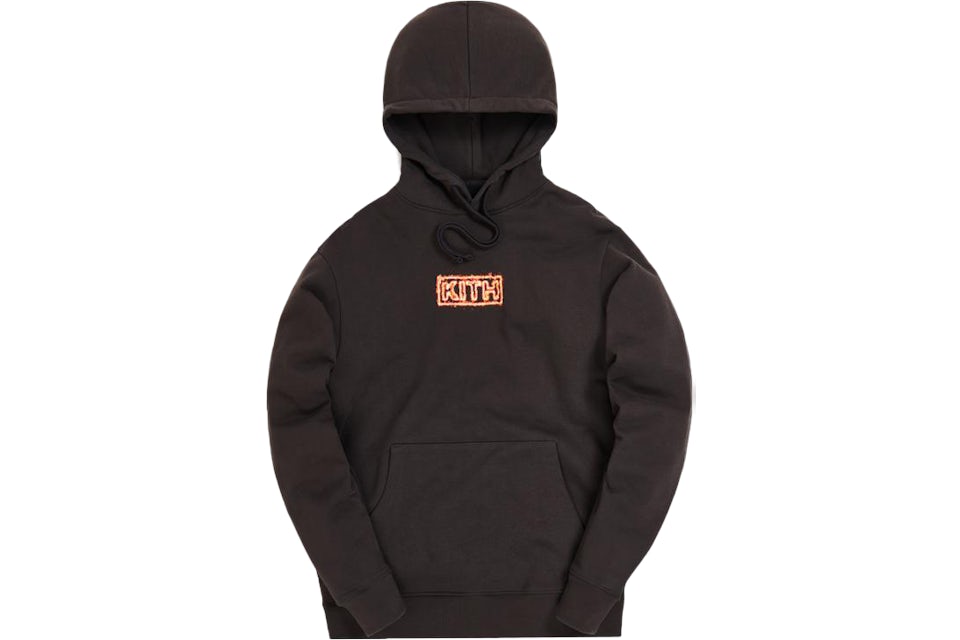 Kith Flame Hoodie Espresso Men's - SS20 - US