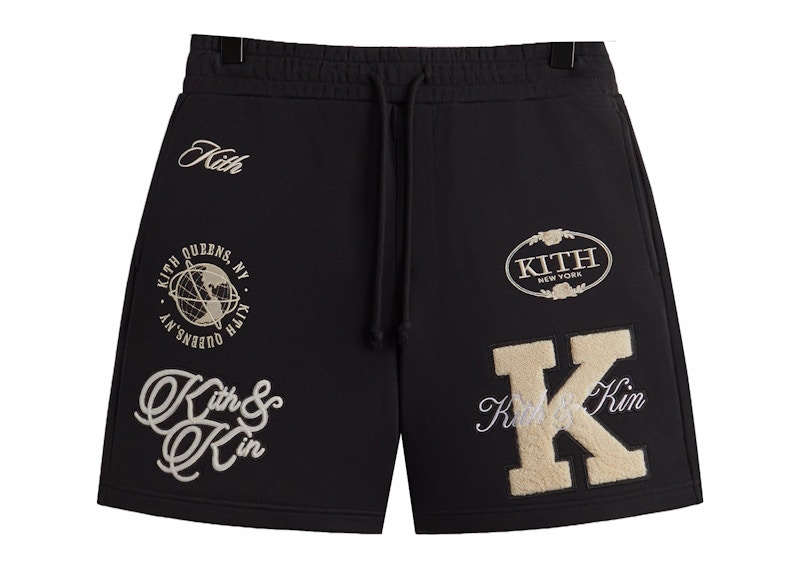 Kith Fleece Curtis Short Black Men's - SS24 - US