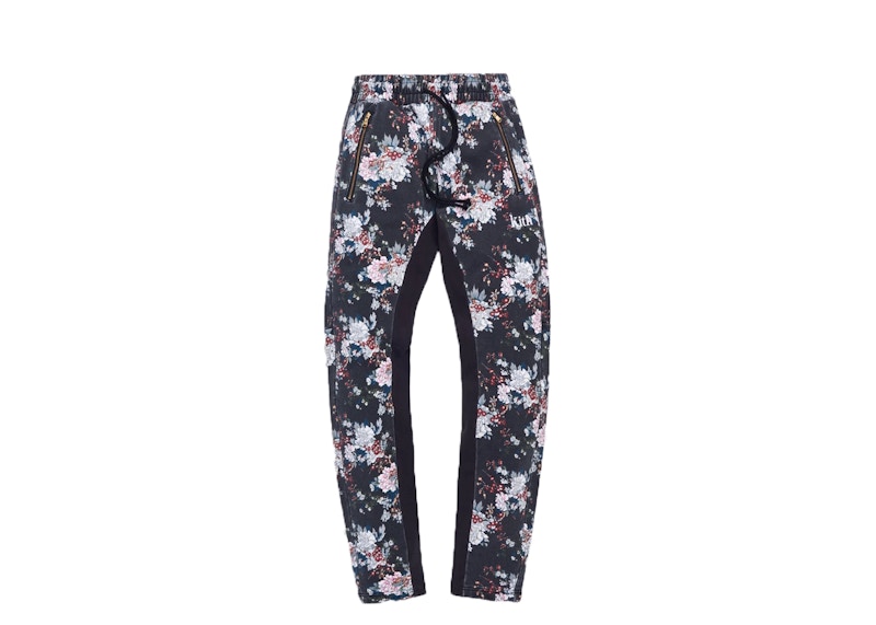 Kith Floral Bleecker Sweatpants Navy/Multi
