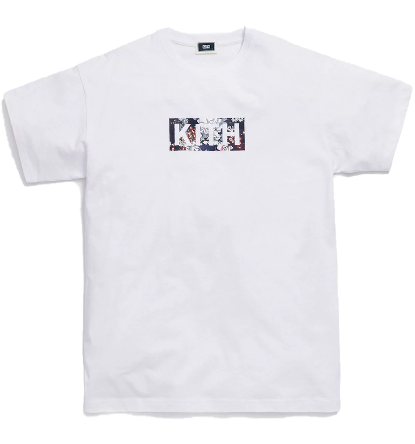 Kith Floral Classic Logo Tee FW19 White