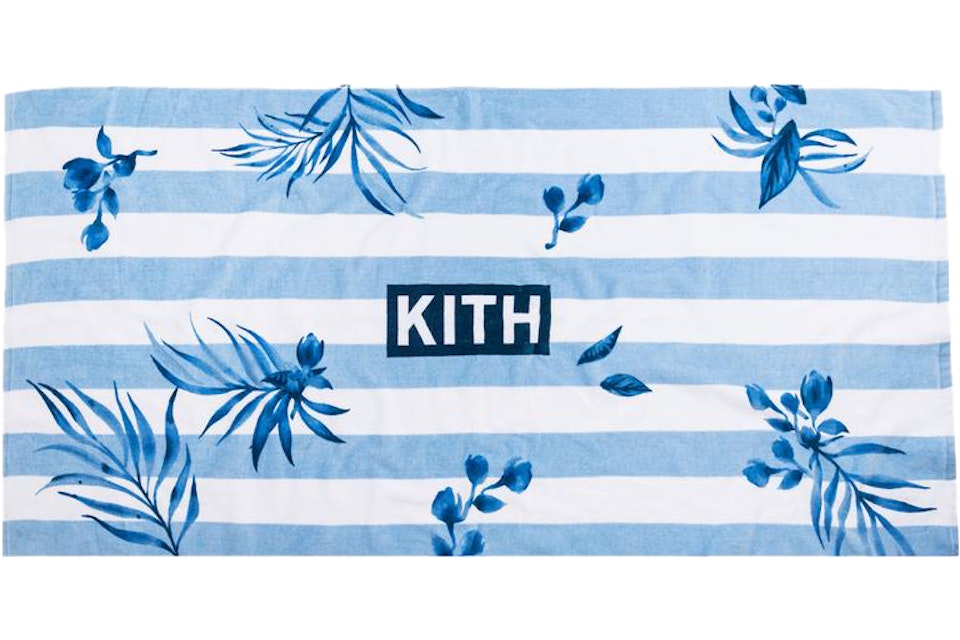 Kith Floral Stripe Beach Towel Floral/Multi - SS19 Men's - US