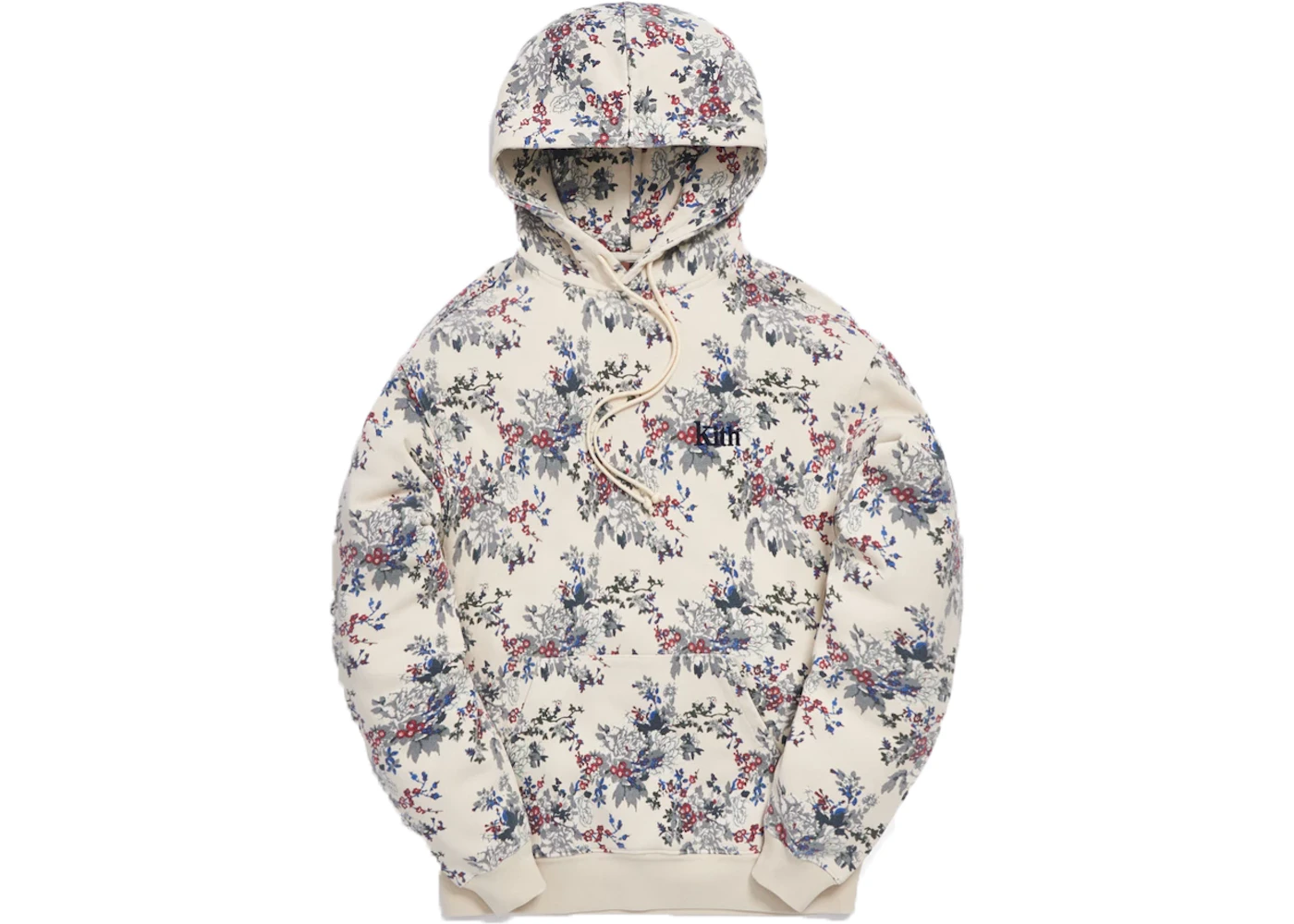Kith williams 2 floral hoodie off white Clearance