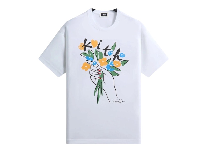 Kith Flowers Tee White