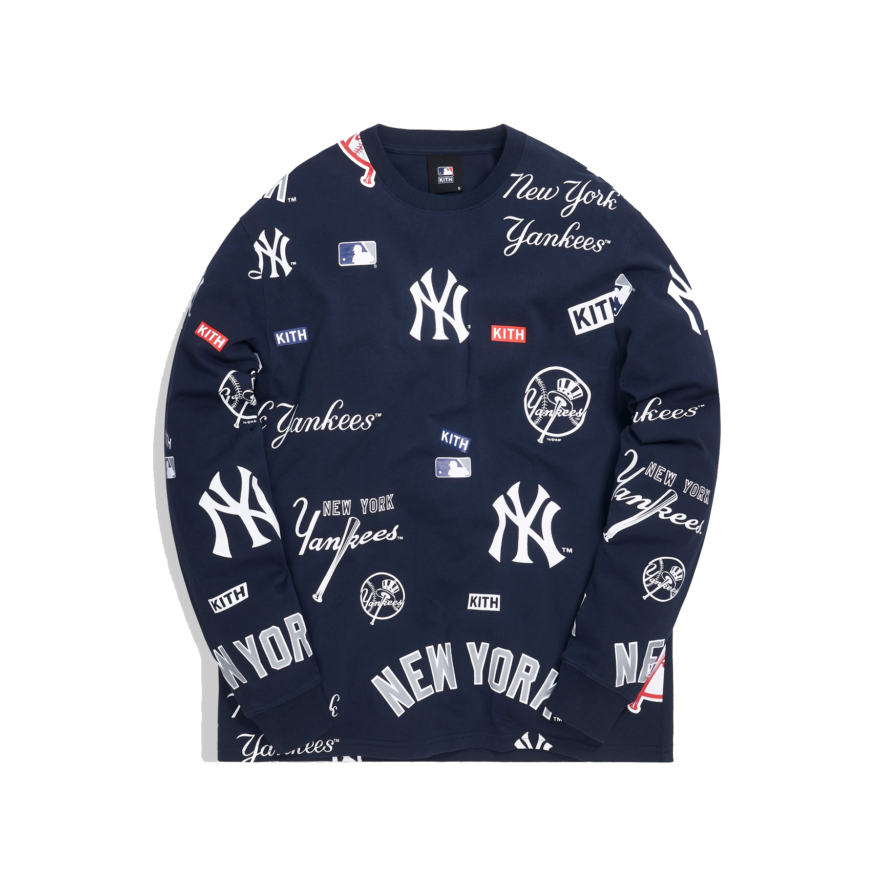 Kith For Major League Baseball New York Yankees All Over L/S Tee