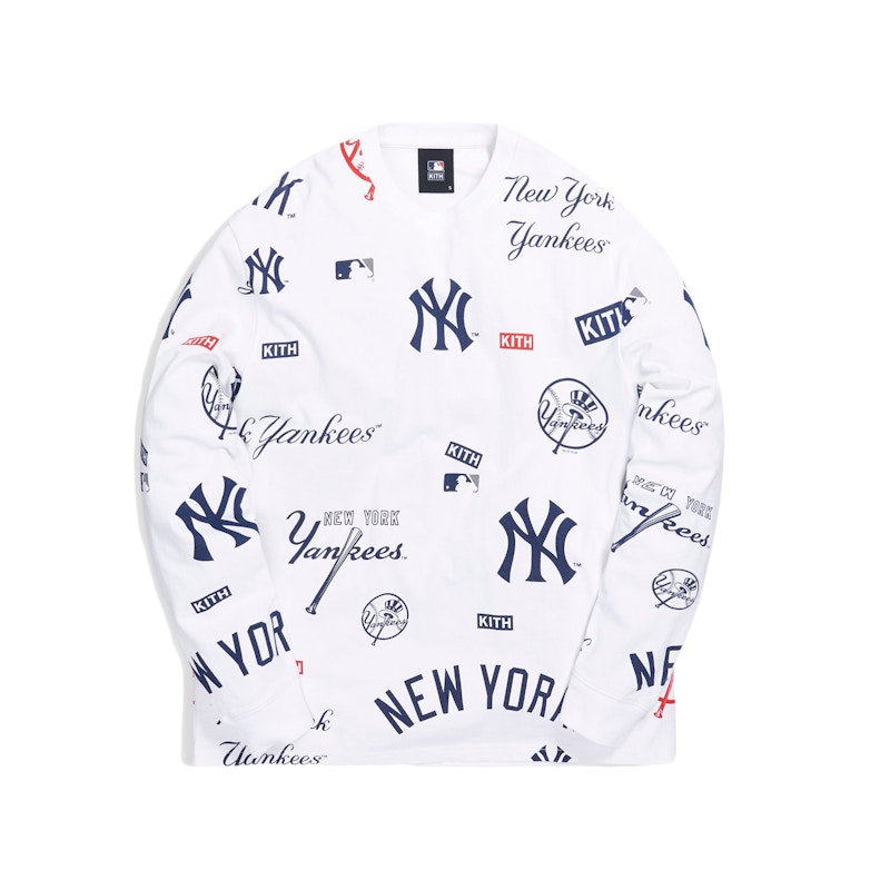 Kith For Major League Baseball New York Yankees All Over L/S Tee ...