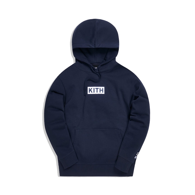 Kith For Major League Baseball New York Yankees Classic Logo Hoodie Navy