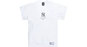 Kith For Major League Baseball New York Yankees Icon Script Box Tee White