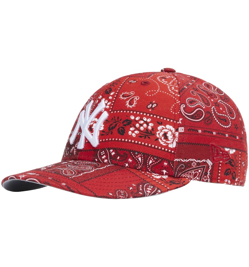 Kith New Era Yankees Deconstructed Bandana Low Profile Cap Pyre