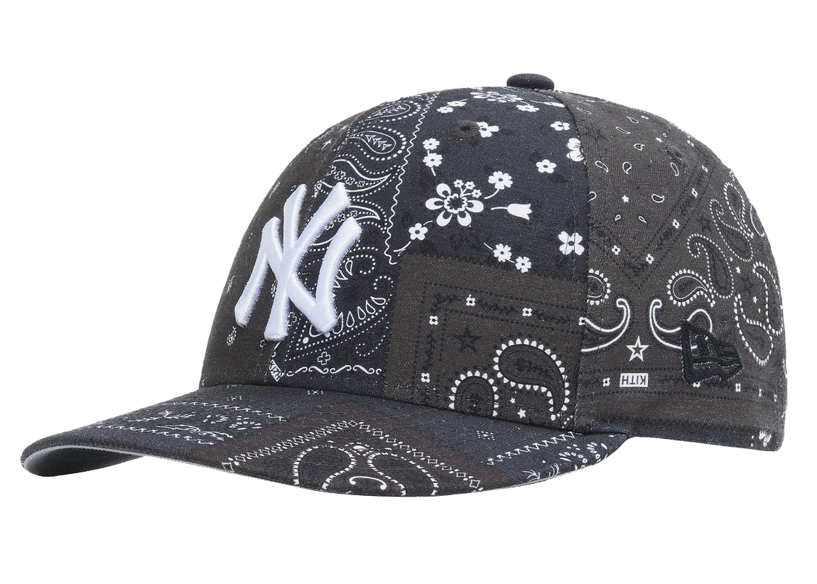 Kith For New Era Yankees Deconstructed Bandana Low Profile Cap Shadow