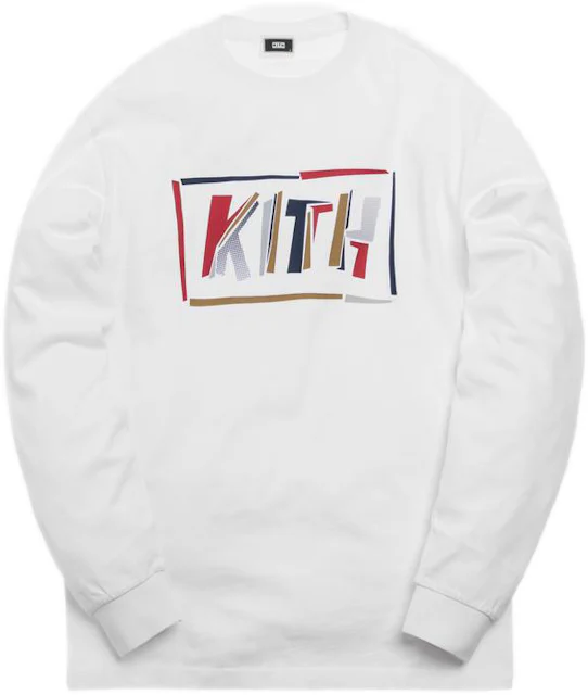 Kith Fractured L/S Tee White