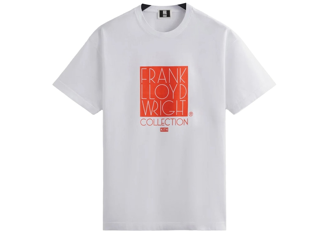 Pre-owned Kith Frank Lloyd Wright Foundation Logo Tee White
