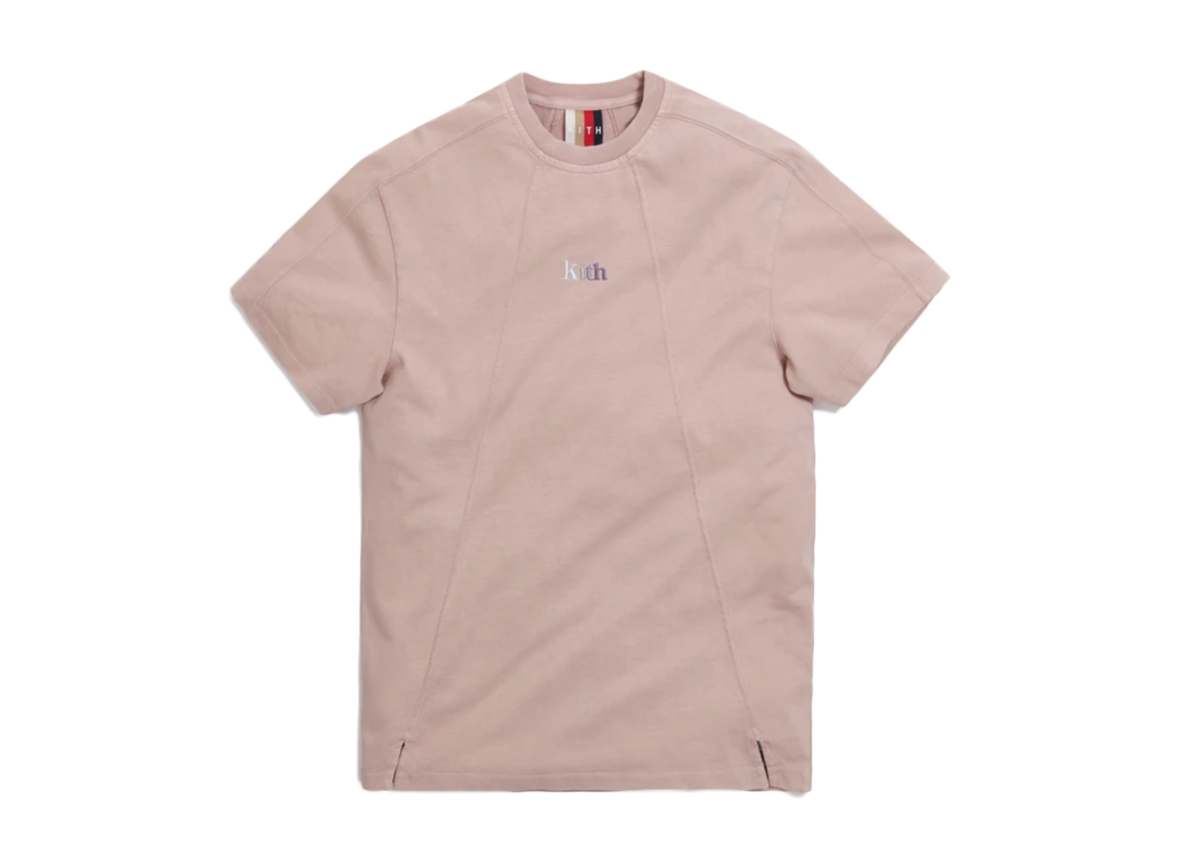 Kith Garment Dyed Paneled Tee White Men's - SS20 - US