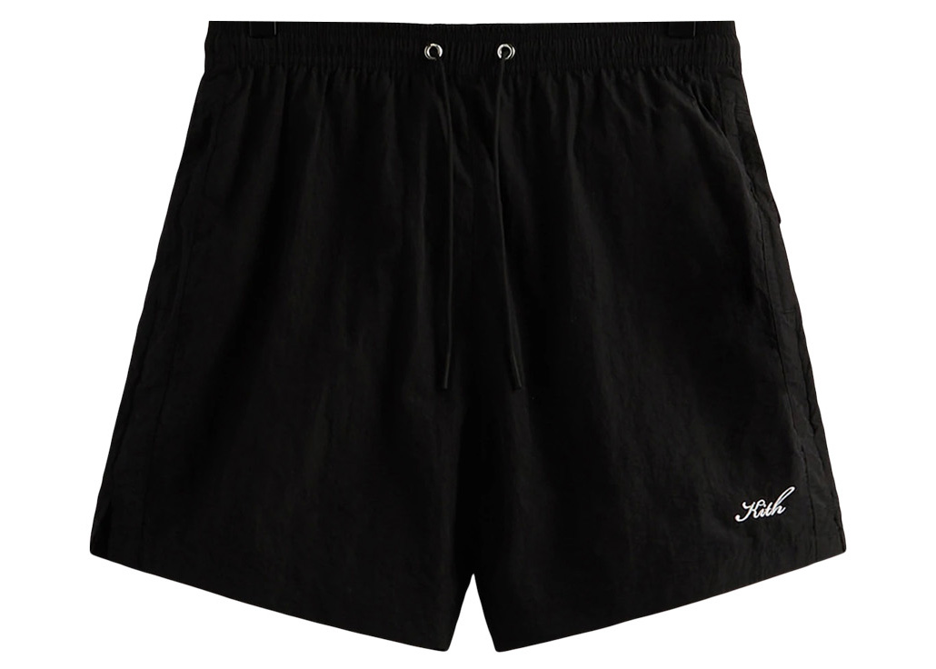 Kith Garment Washed Nylon Active Swim Short Black メンズ - SS22 - JP