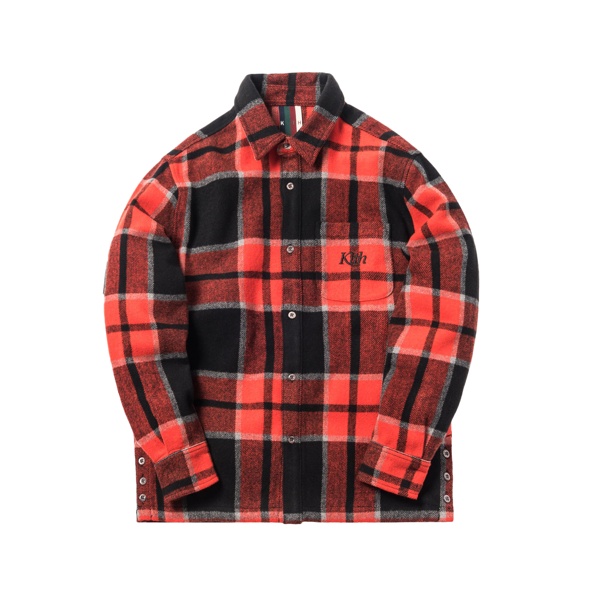 Kith Ginza Heavy Weight Flannel Black Plaid Men's - FW18 - GB
